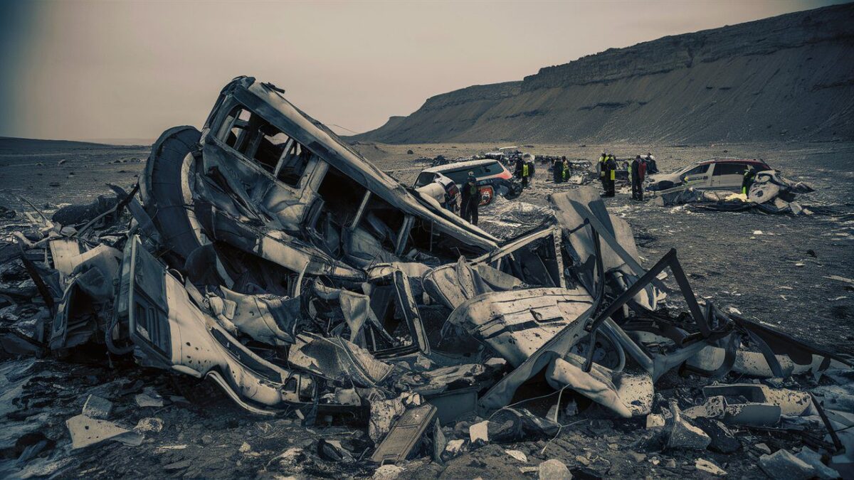 Bus crash in Iran