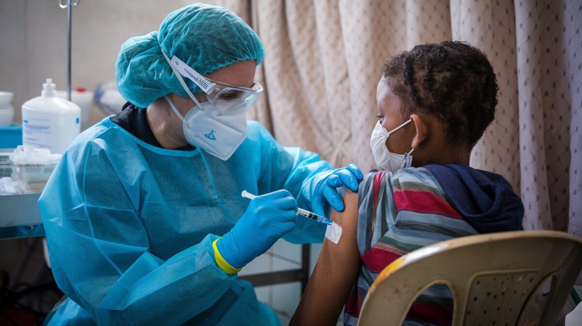 Polio Vaccination Campaign in Gaza