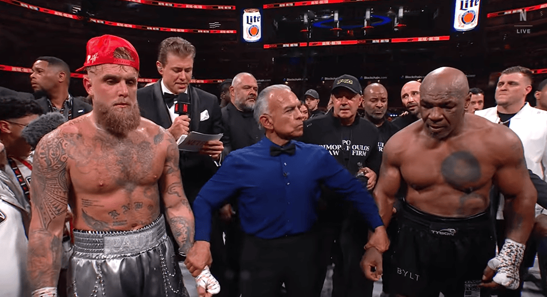 Jake Paul vs Mike Tyson