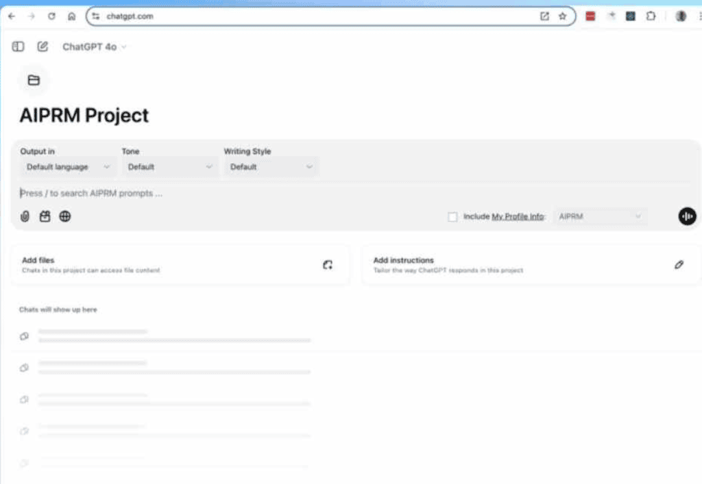 ChatGPT Projects