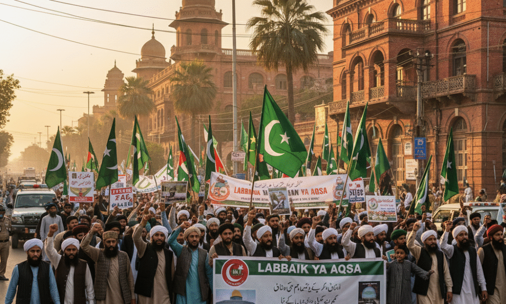 TLP march in Lahore
